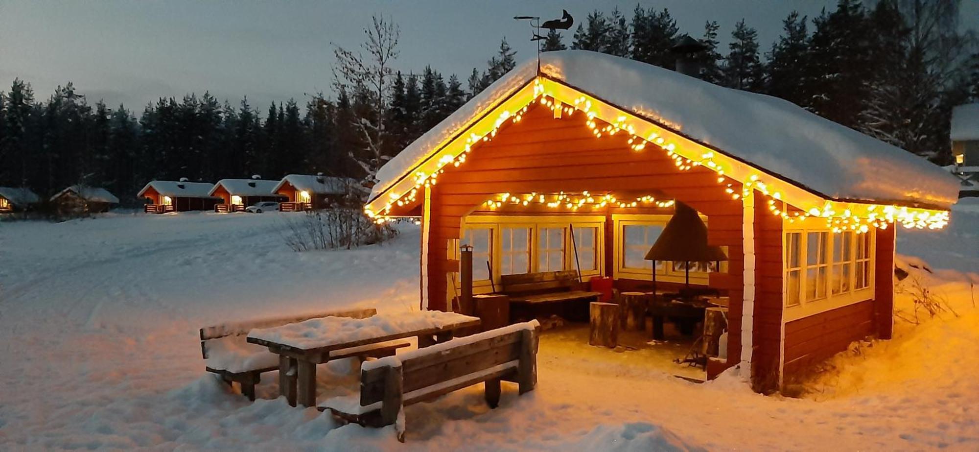 Korvala Log Cabins Экстерьер фото