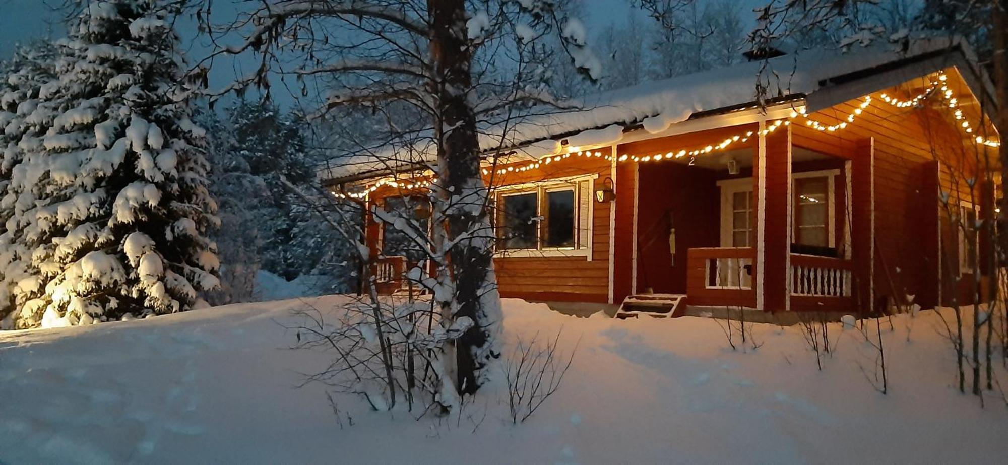 Korvala Log Cabins Экстерьер фото